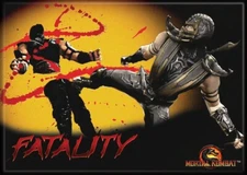 ATA-BOY CLASSIC MORTAL KOMBAT SUB ZERO & SCORPION FATALITY MAGNET