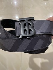 TB Burberry Reversible Belt (Black Buckle ) F...