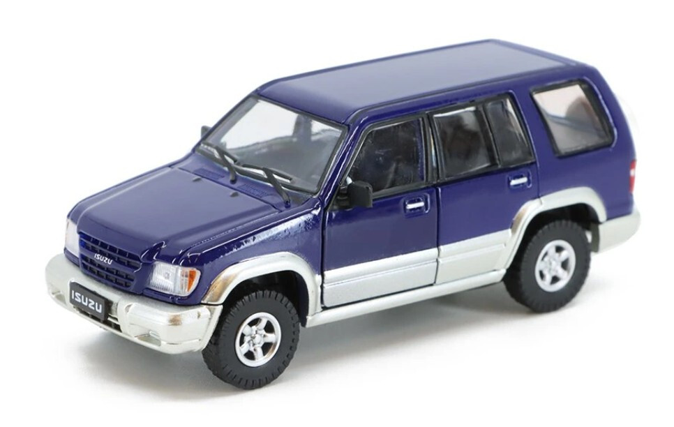 ISUZU BIGHORN ミニカー 1/43 ダークブルー ISUZU BIGHORN ミニカー 1