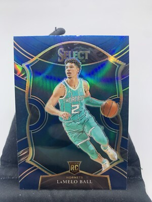 2020-21 Select NBA LaMelo Ball Blue Silver Prizm Retail Concourse RC Hornets E1