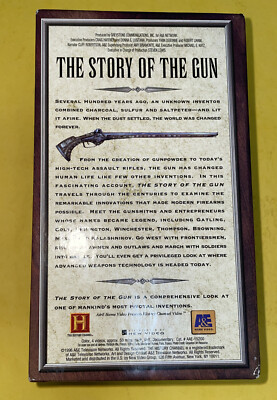 The Story Of The 💥Gun The Complete History Of Firearms VHS 4 Tape