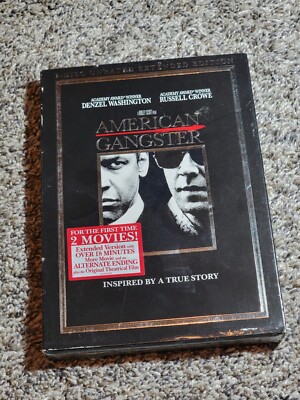 American Gangster (DVD, 2008) Movies New Sealed With Slipcover  25193228024|