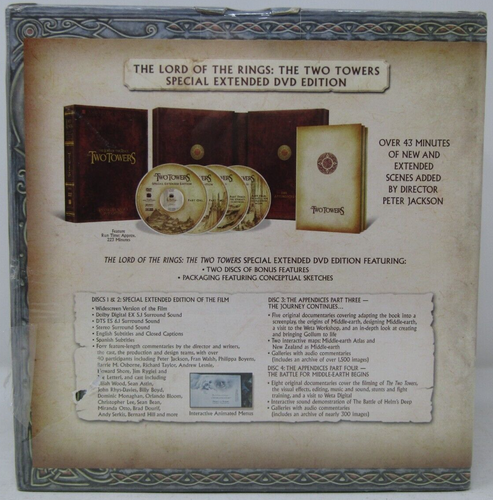 The Lord of the Rings The Two Towers Collector's DVD 5-Disc Gift Set - Foto 3 di 7