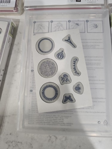 Stampin Up Lot of 6 Collage Curious, Hello, Confetti Celeb, Build A Blossom Etc - Picture 11 of 16