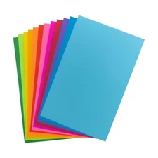 Hygloss 11x17 Inch Assorted Color Copy Paper 48 Sheets 24 lb Fade Resistant