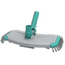 Mainstays 14in Pool Vacuum Head with Air Valve and Blue PP Bristles,durable