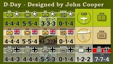D-Day Replacement Counters by John Cooper – Die-Cut