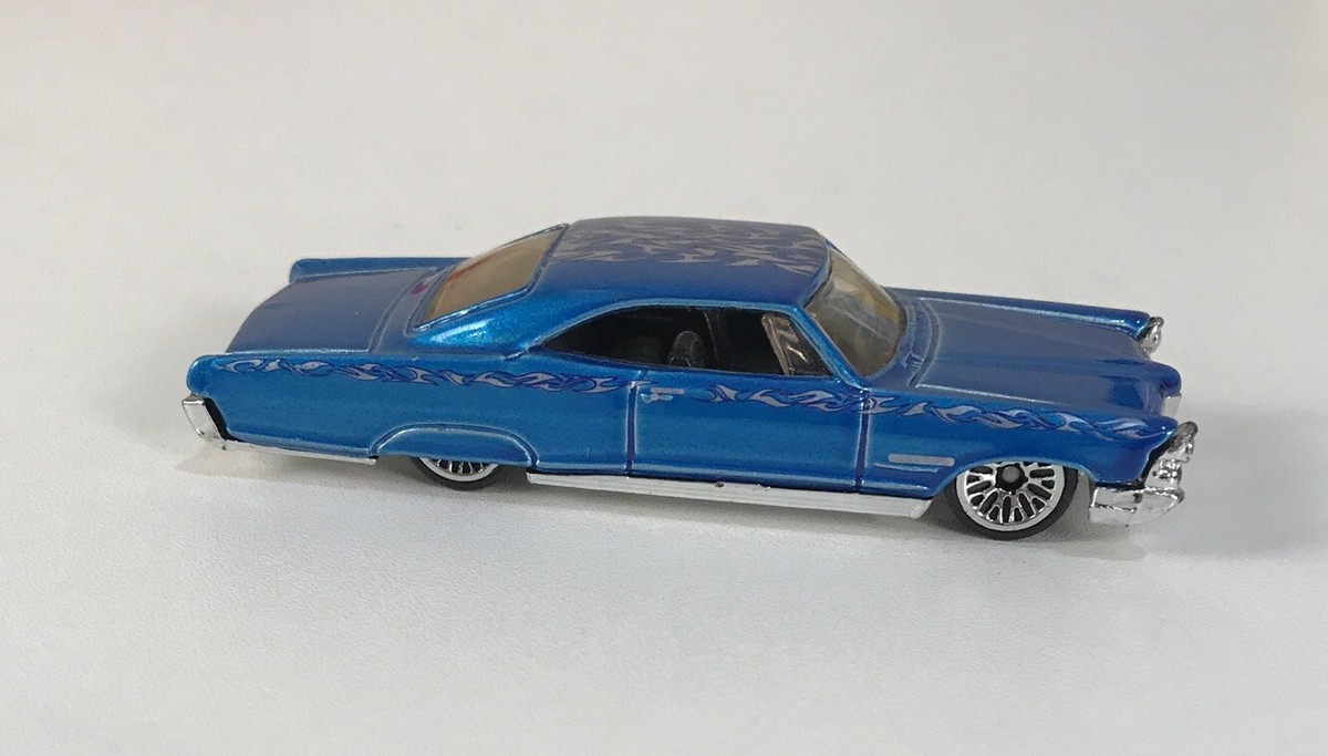 2002 Hot Wheels 65 Bonneville GMTM Low Rider Blue w/silver Tampos