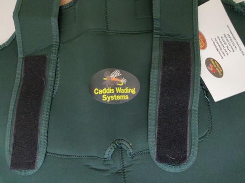 Caddis Wading Systems Green Boot Foot Waders Neoprene Nylon Men's Size US LL - Picture 3 of 10