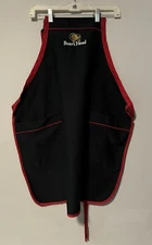 Boar's Head Adjustable Apron Adult Size - Black/Red With Pockets