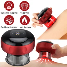 Electric Cupping Therapy Set with Red Light Smart Cupping Gua Sha Massage Device