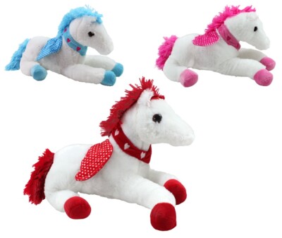 Pegasus liegend ca. 40 cm Plüsch Pferd Kuscheltier  Plüschtier NEU von Rasehorn