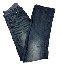 Men's Collins Button Fly 45-David Bootcut Denim Jeans