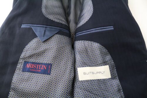 Suitsupply La Spalla Hombre Traje UK36S Muesca Solapa Forrado Azul Lana Pura 2 - Imagen 10 de 14