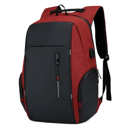 17" Oxford Anti-Diebstahl Laptop Rucksack Reise Business Schule Buchtasche mit USB-Anschluss - Bild 15 von 44