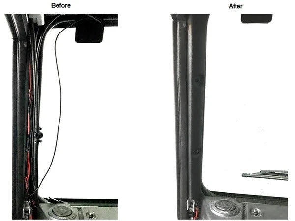 Acabamento extra profundo do pilar A Defender - para Land Rover 90/110/130 (conjunto de 2) - Imagem 2 de 4