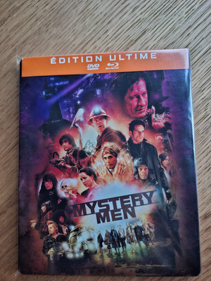 MYSTERY MEN - Steelbook, Hochglanz / Blu-ray + DVD / alles Deutsch / Schutzhülle