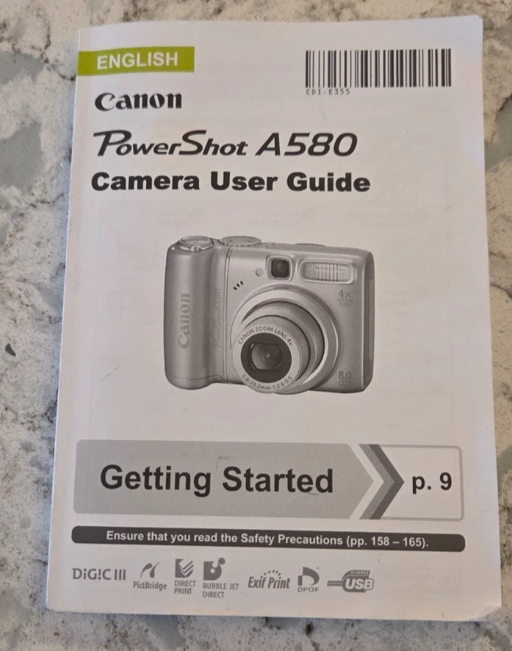 Canon PowerShot Canon Powershot A580 Digital Cameras for sale | eBay