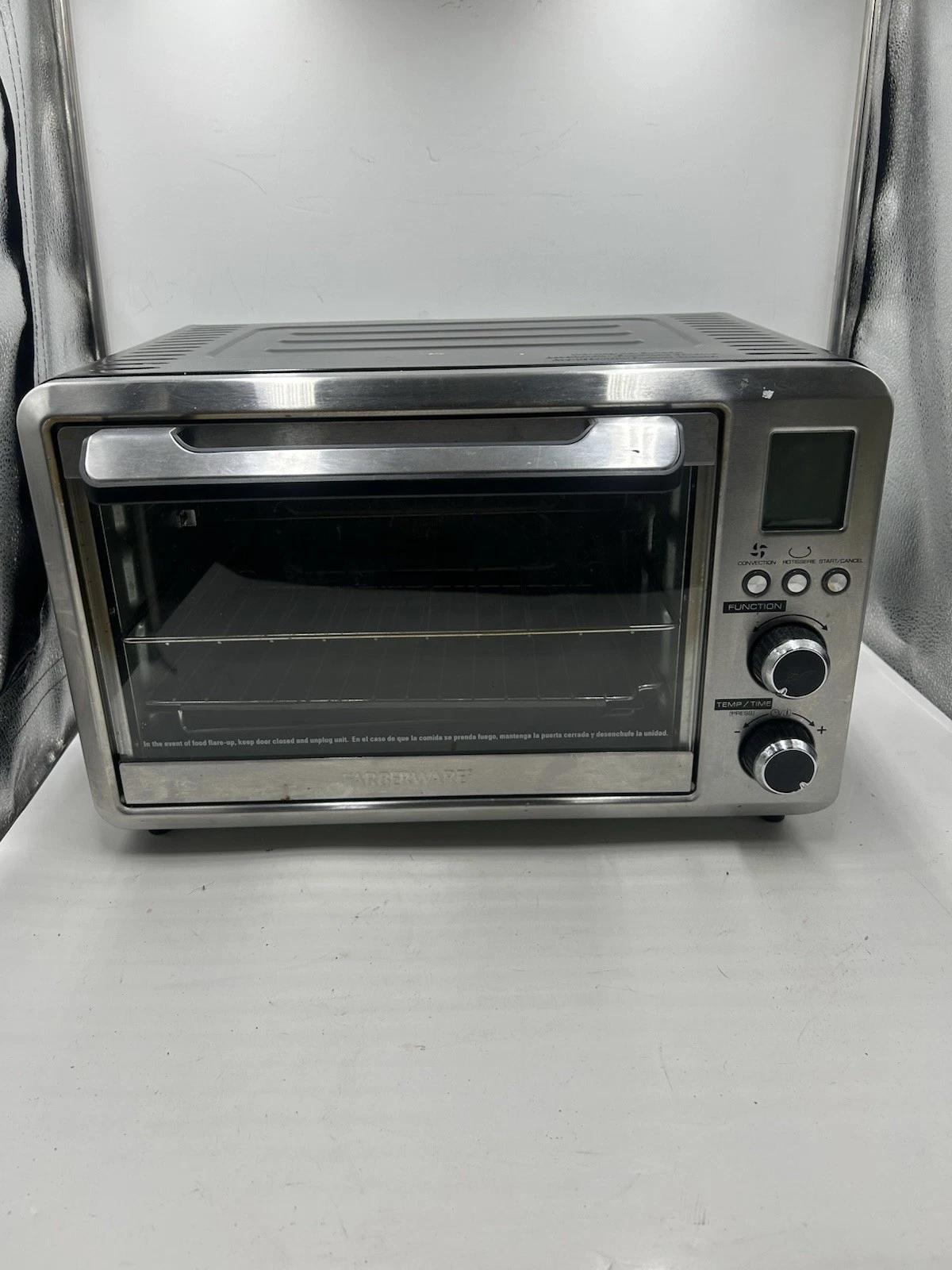Vintage Farberware Deluxe Toaster Oven Broiler 510915 Rotisserie Convection