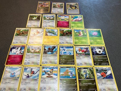 Pokemon TCG XY Roaring Skies 25 Card Lot Reshiram Holo Double Dragon Energy