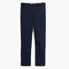 Crewcuts J. Crew Factory Skinny Fit Pants Flex Chino Navy Blue NWT Boys 7