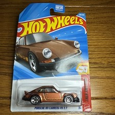 Hot Wheels 2026 Porsche 911 Carrera RS 2.7 Brown 208/250 Then & Now JJK43 M Case