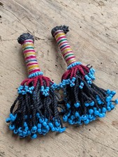 Kuchi Tribal Tassel Components Pair Unfinished Boho Tassel Ends 20545 
