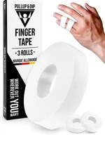 Finger Tape Sports Extra Strong Adhesive, 3 Rolls Athletic 3 Rolls, White 