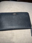 Kate Spade new york Black Zip-Around Oversized Wallet with Logo & Zipper Accent — photo 1