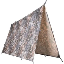 Mil-Tec Camo Tarp With Transport Bag 19 Reinforced Attachment Points - 14234065