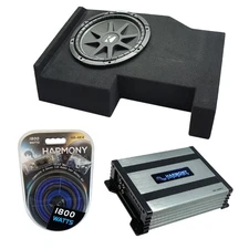 Kicker 43C124 12" Car Subwoofer Fits 14-18 Chevy Silverado Crew Cab w/ HA-A400.1