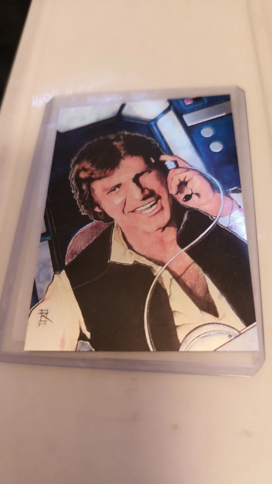 1996 Topps Finest Star Wars Han Solo Holochrome  7 - Image 4 of 4