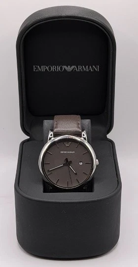 Emporio Armani Leather Band Wristwatches for Men for sale | eBay
