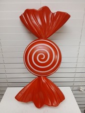 Giant 24" LIGHT-UP Candy Twist Wrapper Christmas Ornament Hanging Decoration