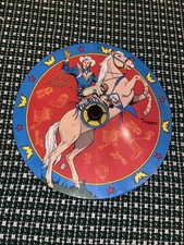 Roy Rogers  Trigger Horseshoe 10" Round Tin Target Base 1950's Ohio Art