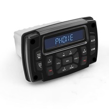 MARINE STEREO WATERTIGHT BOAT AM FM RADIO BLUETOOTH MULTIMEDIA SYSTEM 