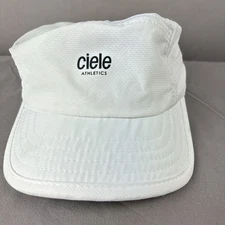 Ciele Athletics White Running Cap Coolwick Strap Back Athletic Mesh Mens OSFM