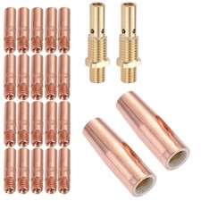 24 PCS .023 MIG Welding Gun Kit, 100L Tweco Mini, Tips 11-23, Nozzles 21-50