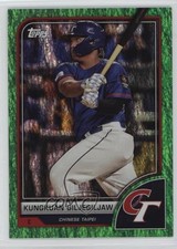 2023 World Baseball Classic Green Sparkle Foil /75 Kungkuan Giljegiljaw #66 c6t