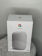 Google Nest Audio Smart Speaker   New Sealed   Chalk   Fast Ship F5    