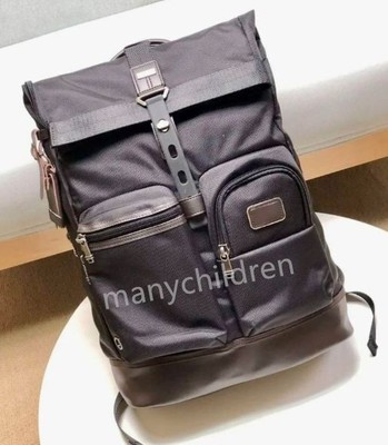 TUMI Luke Roll Top Rucksack 222388D Outlet Product schwarz newpp