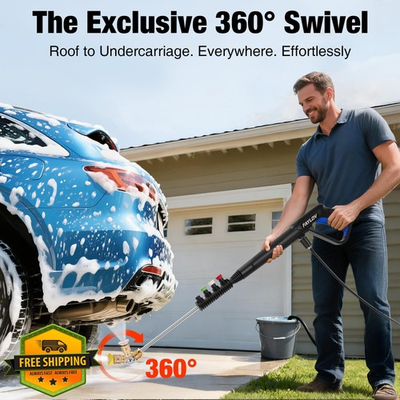 #ad Pressure Washer 1.33 GPM Foam Cannon 4 Nozzles GFCI $139.99