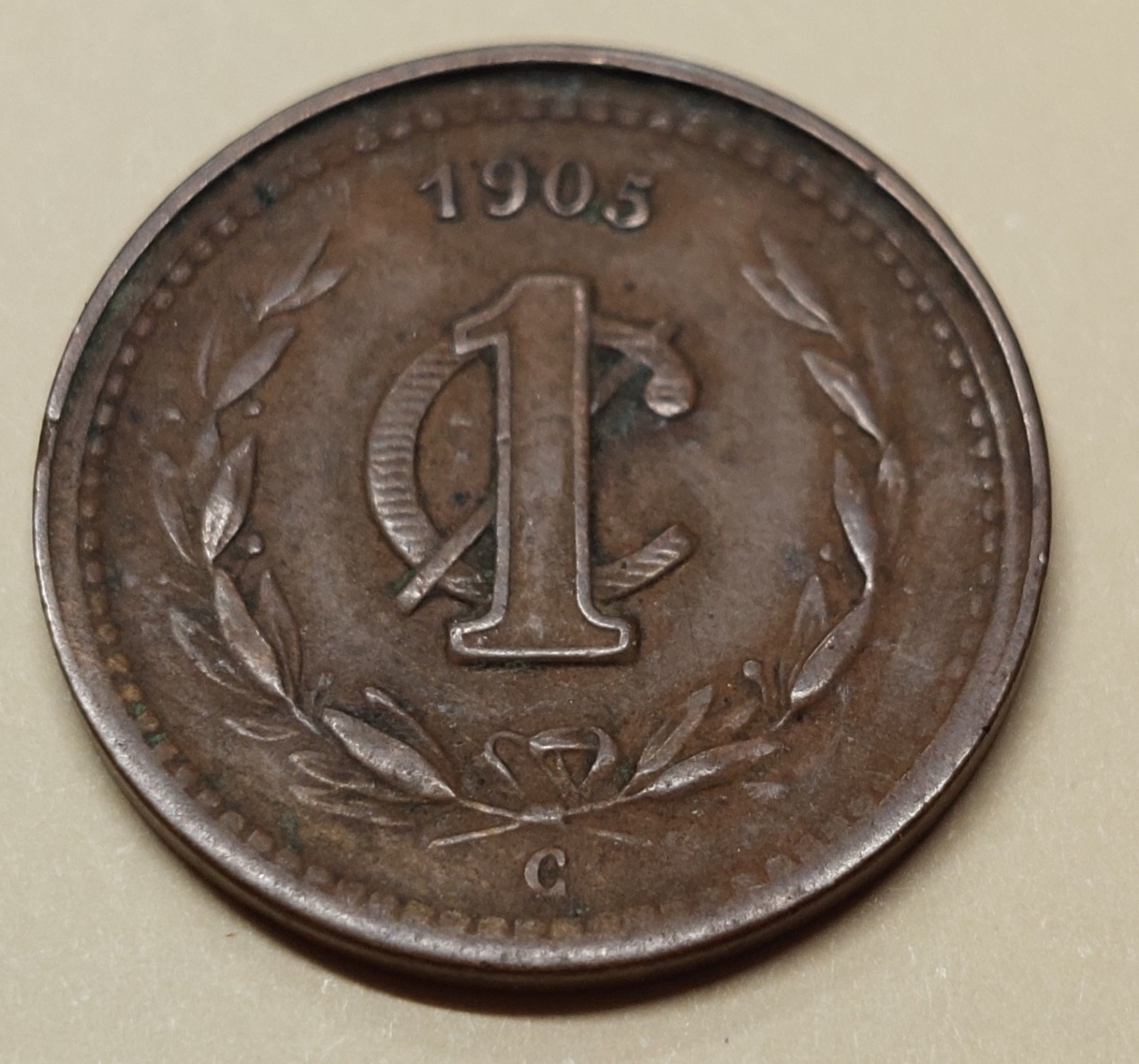 1905C Un Centavo Mexico