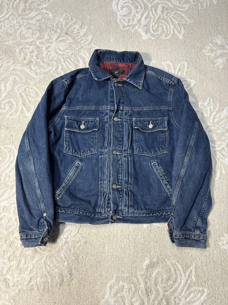 BEAMS 46 L RRL BEAMS PLUS TYPE 1 JACKET INDIGO Plus x RRL 1944
