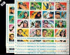 / EQUATORIAL GUINEA - MNH - PLANES, AVIATION - 10 S/S