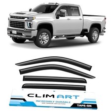 Incredibly Durable Rain Guards for Chevrolet For Silverado 2500HD/3500HD 20-26