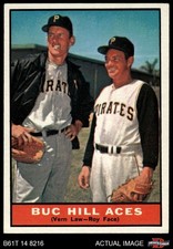 1961 Topps #250 Vern Law / Roy Face Buc Hill Aces Pirates 6 - EX/MT