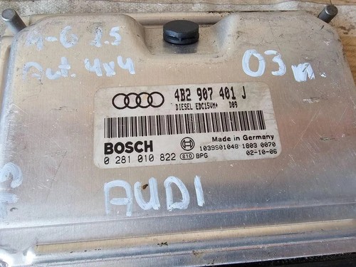 AUDI A4 Avant 8E5, B6 Motorsteuergerät ECU 8E0907401 2.50 Diesel 2003 33971274