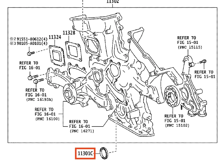 Kit de cadena de distribución original OEM para Toyota Camry RAV4 Venza Lexus 3.5 2GRFE Foto 4 de 4