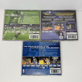 Sega Dreamcast Sports Game Lot NFL 2K1 NBA Showtime NBA 2K1